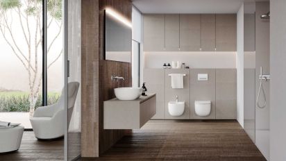 Mobili da Bagno con Maniglia a Gola